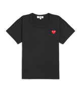 Comme Des Garçons Cotton Heart Logo T-Shirt Kids T-Shirt (2-6 Years)