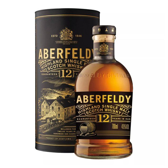 Aberfeldy 12 Year Old Highland Single Malt Scotch Whisky 70cl - McGrocer
