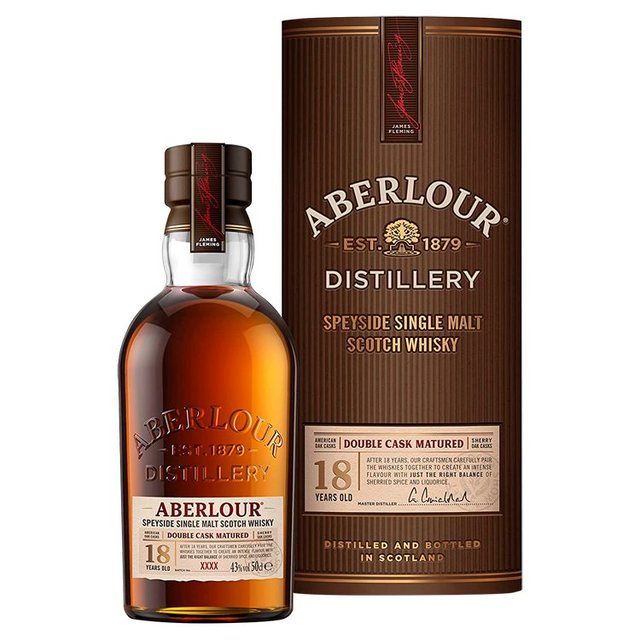 Aberlour 18 Year Old Speyside Single Malt Scotch Whisky 50cl - McGrocer