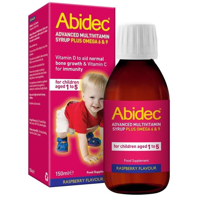 Abidec Advanced Raspberry Multivitamin Syrup 150ml - McGrocer
