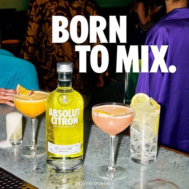 Absolut Citron Lemon Flavoured Swedish Vodka 70cl - McGrocer