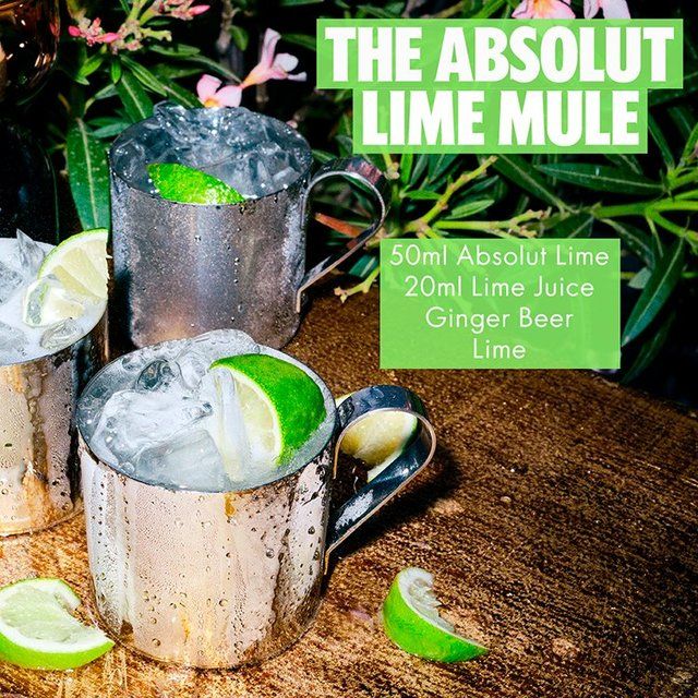 Absolut Lime Flavoured Swedish Vodka 70cl - McGrocer