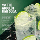 Absolut Lime Flavoured Swedish Vodka 70cl - McGrocer