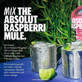 Absolut Raspberri Raspberry Flavoured Swedish Vodka 70cl - McGrocer