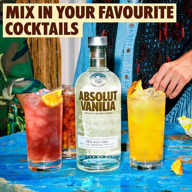 Absolut Vanilia Vanilla Flavoured Swedish Vodka 70cl - McGrocer