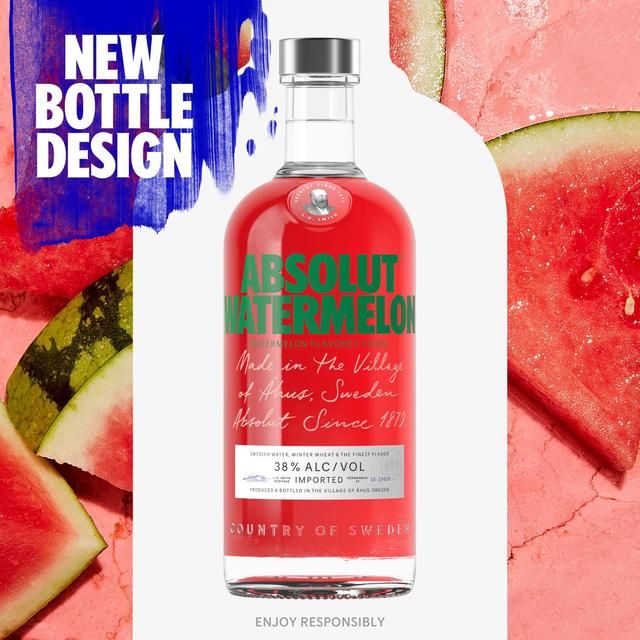 Absolut Watermelon Flavoured Swedish Vodka 70cl - McGrocer