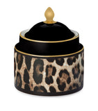 Dolce&Gabbana Casa Porcelain Leopard Print Sugar Bowl (10cm)