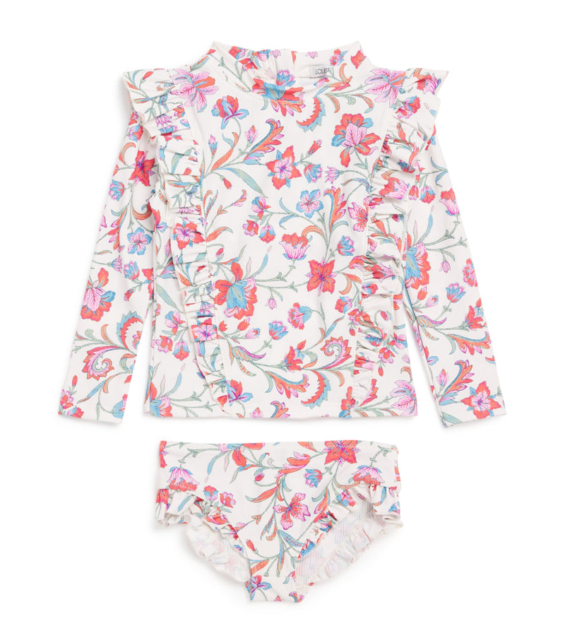 Louise Misha floral tankini and shorts set for children 3-10 years, UK version