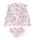 Louise Misha floral tankini and shorts set for children 3-10 years, UK version