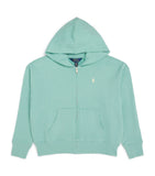 Ralph Lauren Kids Polo Pony Zip-Up Hoodie 7-14 Years, imported from the UK