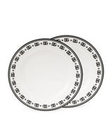 Dolce&Gabbana Casa Set of 2 DG Logo Dinner Plates 26.5cm