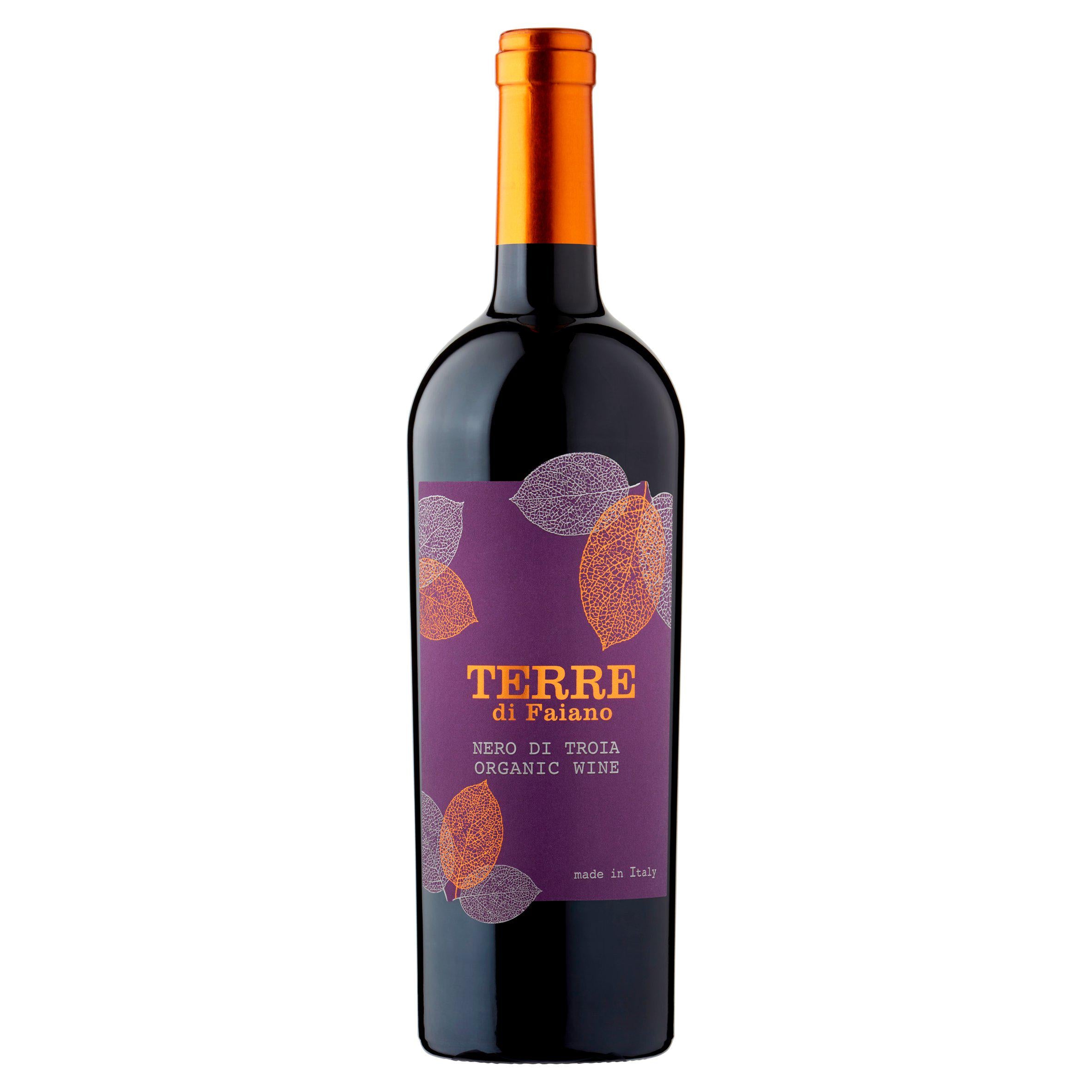 Terre di Faiano Nero di Troia Organic Wine 75cl GOODS Sainsburys