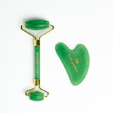 Pure Derma London Jade Gua Sha Face Roller Set