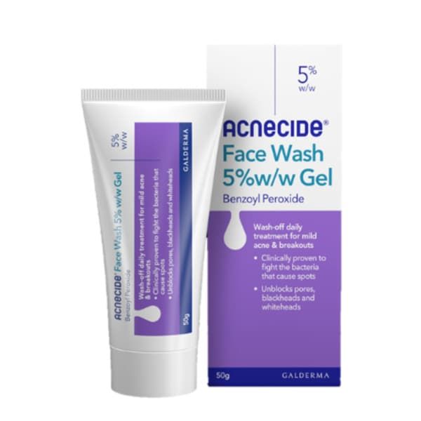 Acnecide Face Wash Spot Treatment Benzoyl Peroxide 50g - McGrocer