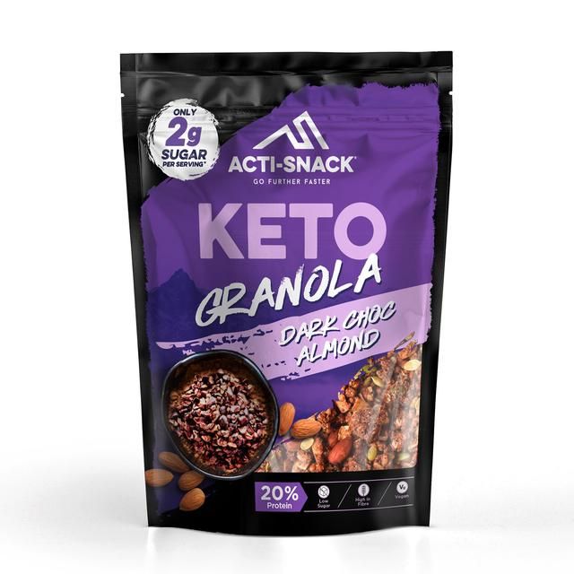 Acti-Snack Keto Dark Choc Almond Granola 300g - McGrocer
