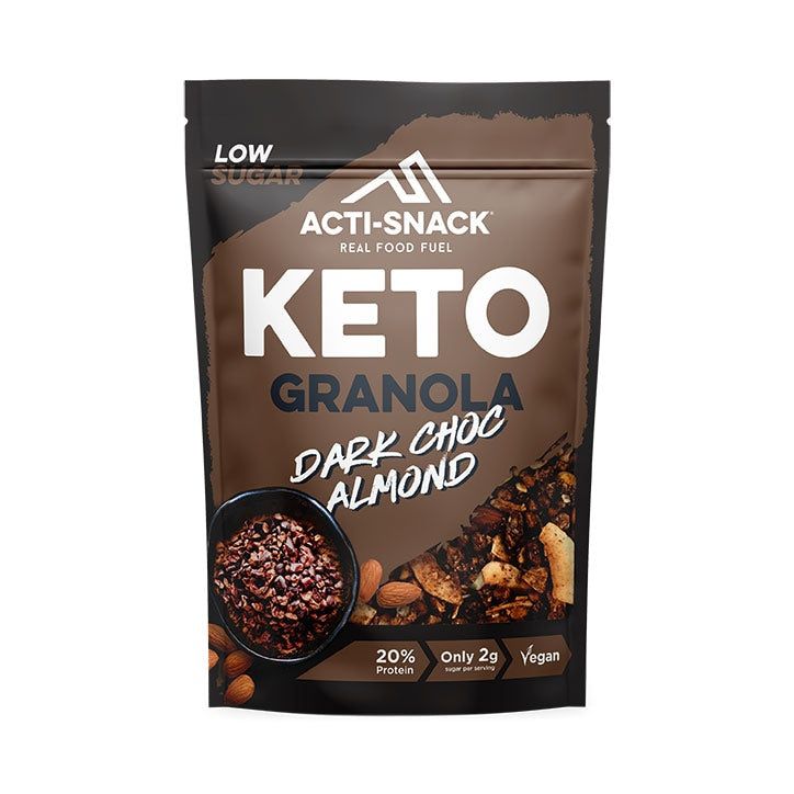 Acti-Snack Keto Granola Dark Chocolate Almond 300g - McGrocer