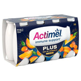 Actimel Plus 100% Vitamin D Mango & Turmeric Immunity Yoghurt Drink 8 x 100g - McGrocer