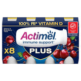 Actimel Plus Cherry & Elderberry Twist 8x100g - McGrocer
