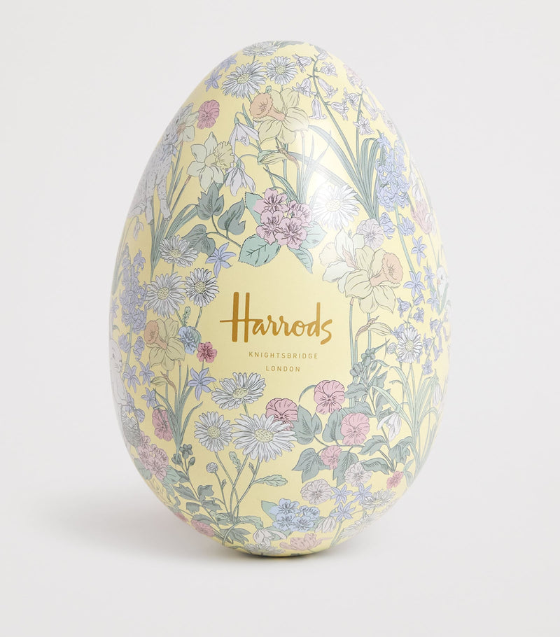 Harrods plush chicks in a tin egg soft toy, UK version