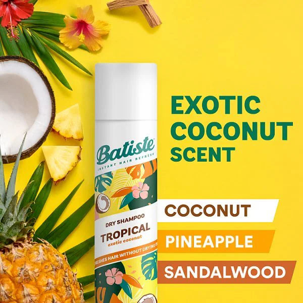 Batiste Dry Shampoo Tropical 350ml - British product