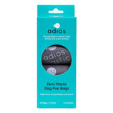Adios Compostable & Biodegradable Dog Poo Bags - Grey 60 per pack - McGrocer