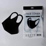 Adult Fabric Face Covering Black - McGrocer