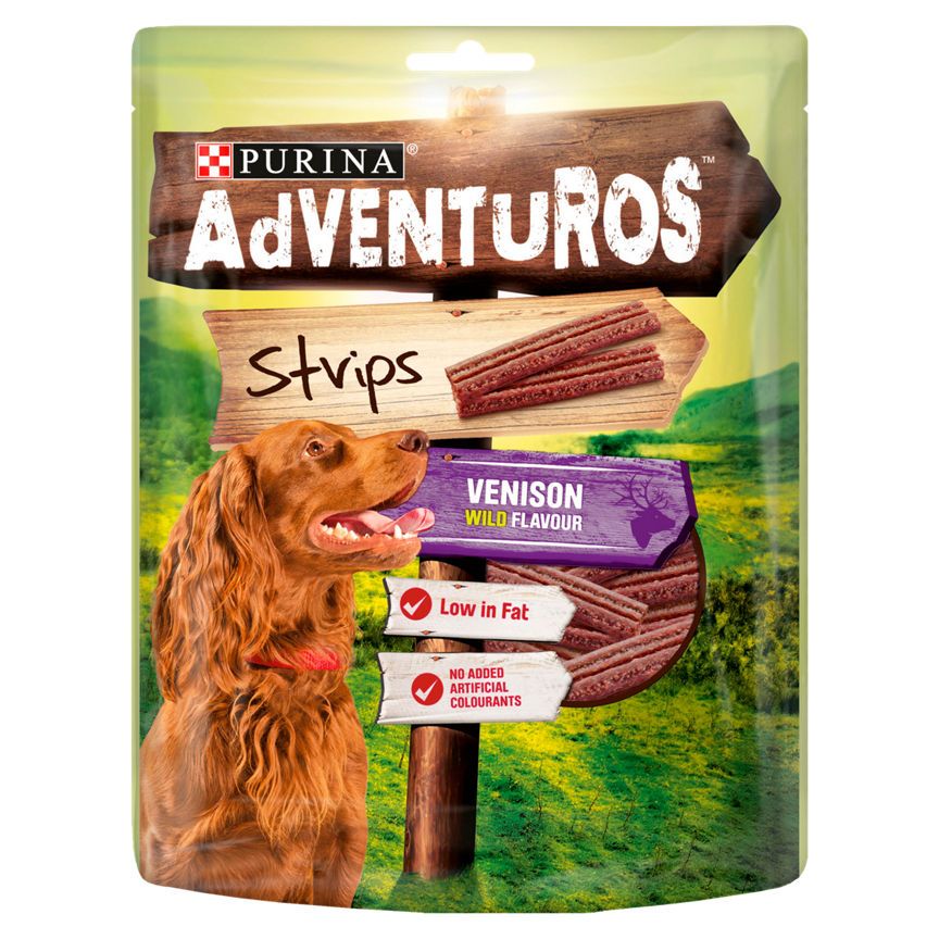 Adventuros Strips Dog Treat Venison Flavour - McGrocer