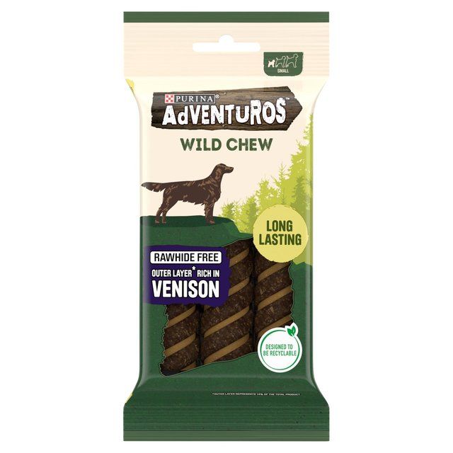 Adventuros Wild Chew Venison Small Dog Treats 150g - McGrocer