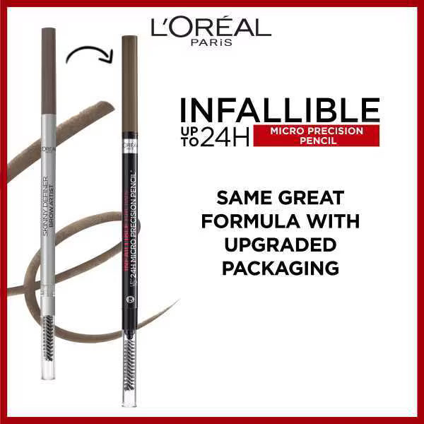 L'Oreal Paris Infallible eyebrow pencil 5.0, UK version