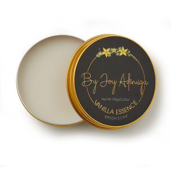 Joy Adenuga brush soap Vanilla Essence, UK version