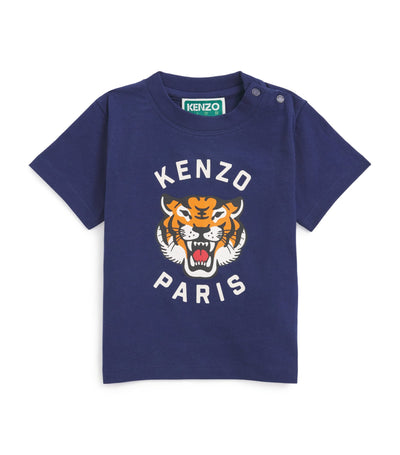 Kenzo Kids Cotton Logo T-Shirt (6 Months - 4 Years)