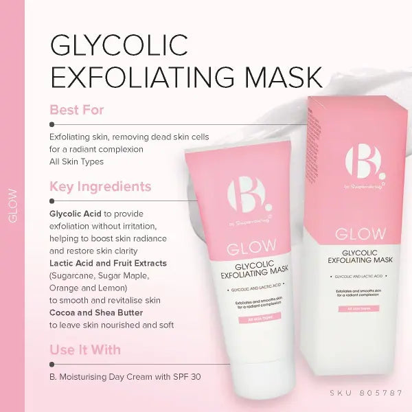 B. Glycolic Exfoliating Mask 100ml - British product