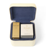 Renewing and Hydrating Skincare Gift Set with 30ml Serum, 30ml Cream, and Leather Vanity Case