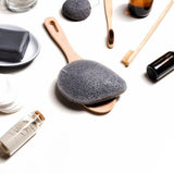 Tweezy Facial Exfoliator Konjac Sponge 100% Natural Charcoal GOODS Superdrug