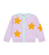 Stella McCartney Kids Cotton Embroidered Star Cardigan 6-36 Months