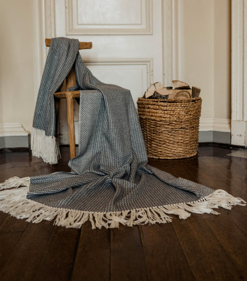 Araminta Campbell Woodland Throw 150cm x 300cm - British product