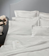 King Size Fine Cotton Blanket Cover with Italian Craftsmanship