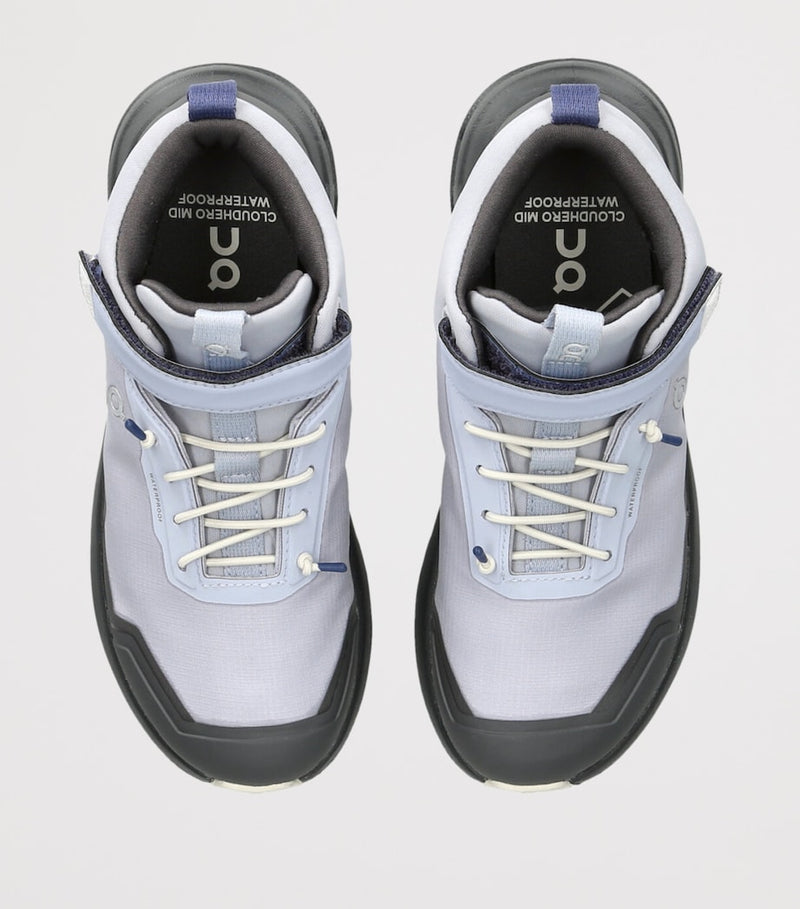 ON Running Waterproof Cloudhero Mid Trainers for kids, imported from the UK