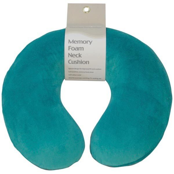 Aidapt Memory Foam Neck Cushion Teal Green - McGrocer
