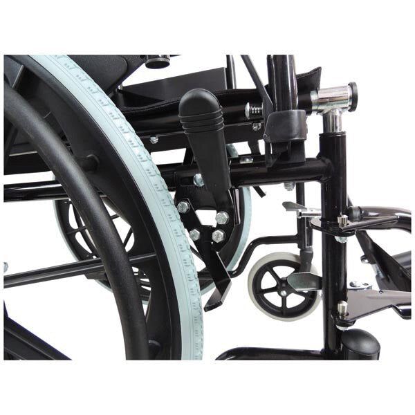 Aidapt Self Propelled Steel Transit WheelChair - McGrocer