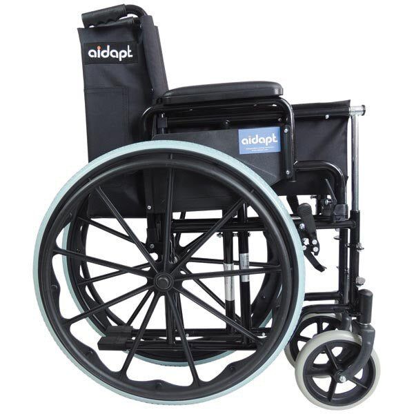 Aidapt Self Propelled Steel Transit WheelChair - McGrocer