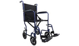 Aidapt Steel Compact Blue Transit Chair - McGrocer