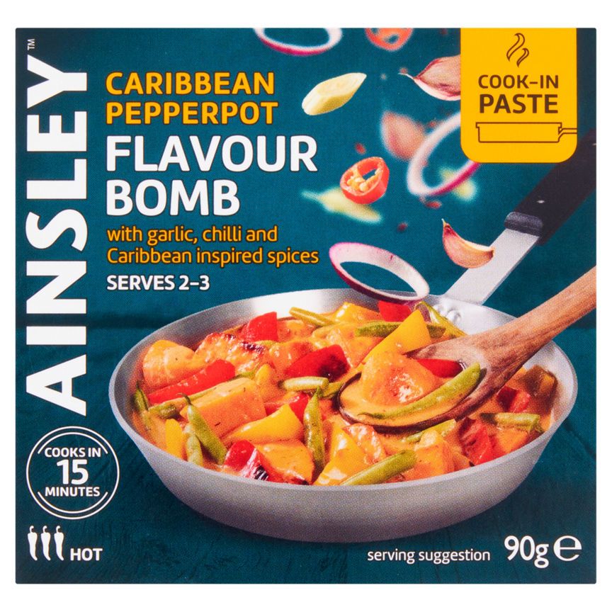 Ainsley Caribbean Pepperpot Flavour Bomb 90g - McGrocer