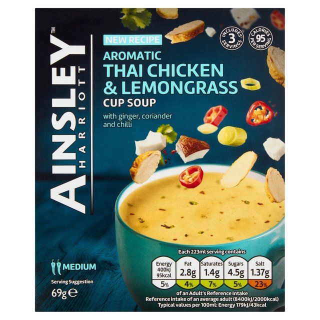 Ainsley Harriott Thai Chicken Cup Soup 69g - McGrocer