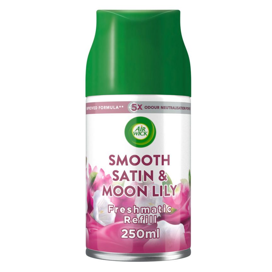 Air Wick Freshmatic Autospray Refill, Smooth Satin & Moon Lily - 1 Refill - McGrocer