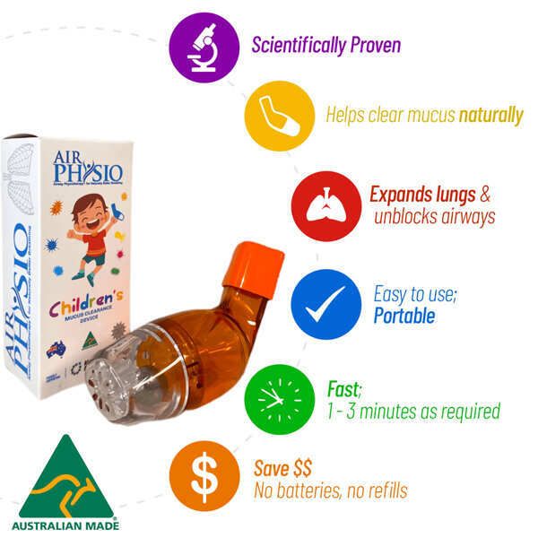 AirPhysio Child & Adult Lung Expansion & Mucus Clearance - McGrocer