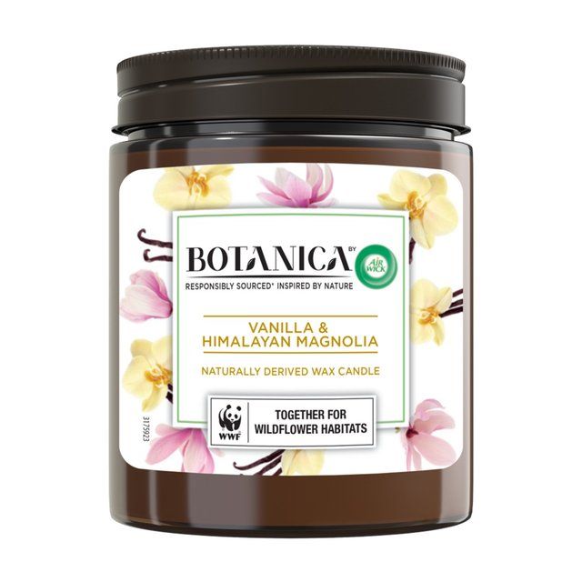 Airwick Botanica Candle Vanilla & Himalaya Magnolia 205g - McGrocer