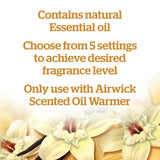 Airwick White Vanilla Bean Plug In Refill 19ml - McGrocer