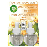 Airwick White Vanilla Bean Plug In Twin Refill 2 x 19ml - McGrocer