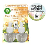 Airwick White Vanilla Bean Plug In Twin Refill 2 x 19ml - McGrocer